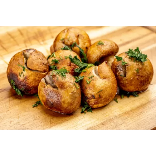 Грибы на гриле