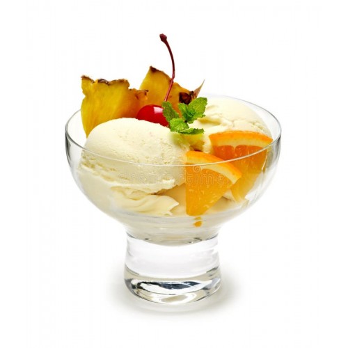 Мороженное с фруктами